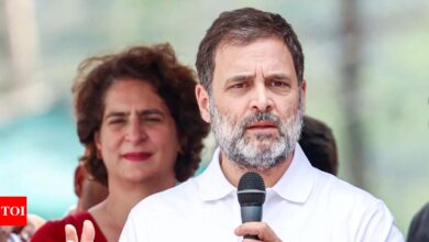 BJP complains to EC over Rahul Gandhi’s comment ‘Constitution is in danger’ | India News – Times of India