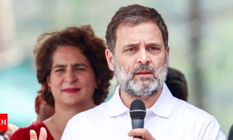 BJP complains to EC over Rahul Gandhi’s comment ‘Constitution is in danger’ | India News – Times of India