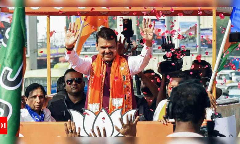 BJP is ‘Maha’ winner: Saffron party poised for best ever performance in Maharashtra | India News – Times of India