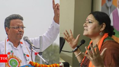 BJP vs TMC face-off: Firhad Hakim asks Agnimitra Paul to switch parties; BJP leader fires back | India News – Times of India