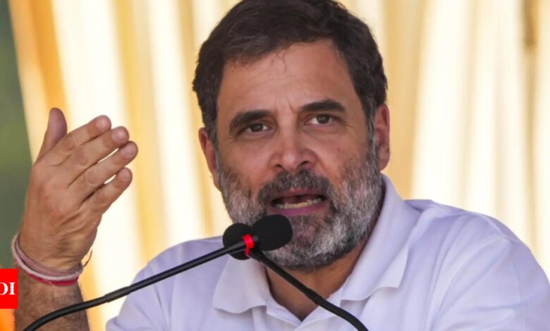 ‘Biased attitude of hapless state government’: Rahul Gandhi on Sambhal violence | India News – Times of India