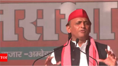 ‘CM doesn’t see a mirror before leaving the house’: Akhilesh Yadav hits back at Yogi Adityanath | India News – Times of India