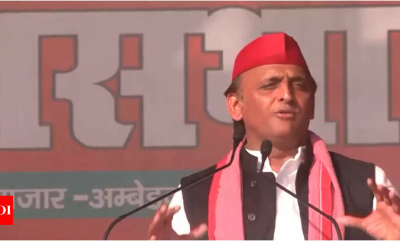 ‘CM doesn’t see a mirror before leaving the house’: Akhilesh Yadav hits back at Yogi Adityanath | India News – Times of India