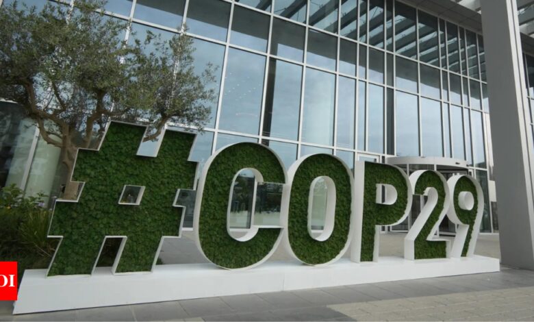 COP29: India calls for ‘no strings attached’ climate finance, new draft text fails to address key concerns – Times of India