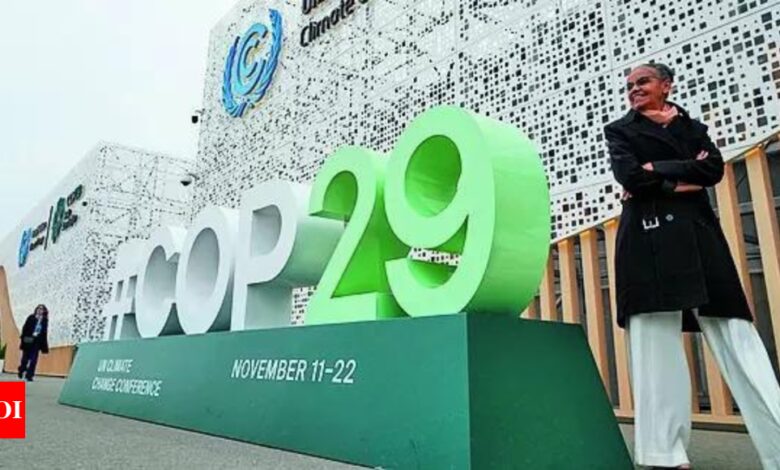 COP29 ends with a weak result, India rejects the deal and calls it an optical illusion | India News – Times of India