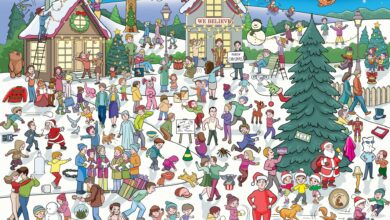 Can you find 50 Christmas movie items in this puzzle in less than 60 seconds?