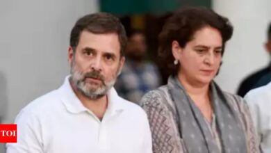 Case registered over Rahul, Priyanka Gandhi’s images on food parcels in Wayanad | India News – Times of India