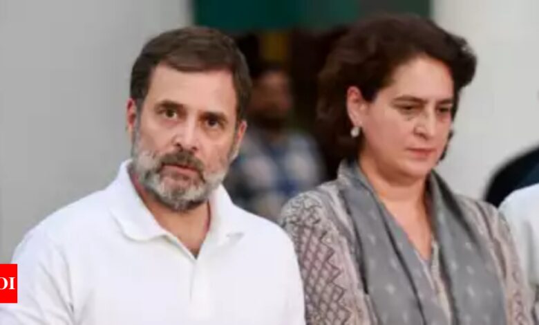 Case registered over Rahul, Priyanka Gandhi’s images on food parcels in Wayanad | India News – Times of India