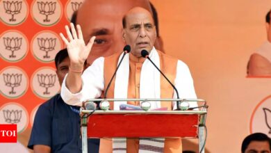 Congress has no blueprint based on caste census, says Rajnath Singh – Times of India