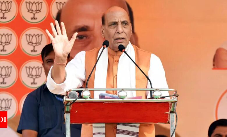 Congress has no blueprint based on caste census, says Rajnath Singh – Times of India