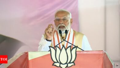 ‘Congress is now a parasitic party surviving on crutches’: PM Modi slams Congress at Nashik rally ahead of Maharashtra polls | India News – Times of India