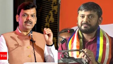 ‘Congress troll army attacked my wife’: Devendra Fadnavis responds to Kanhaiya Kumar’s ‘Insta reels’ comment | India News – Times of India