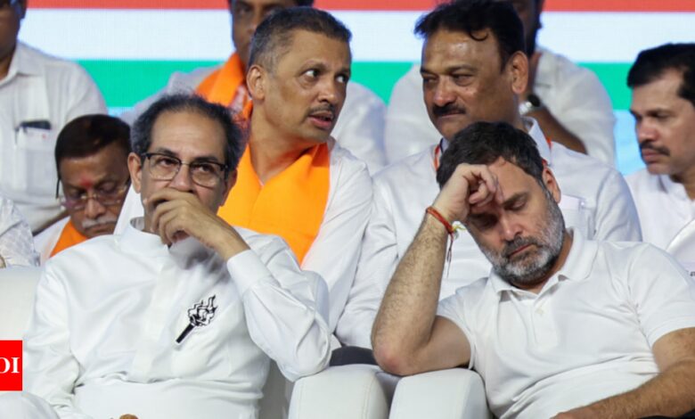 ‘Congress was overconfident’: Uddhav Sena blames MVA ally for Maharashtra flopshow | India News – Times of India