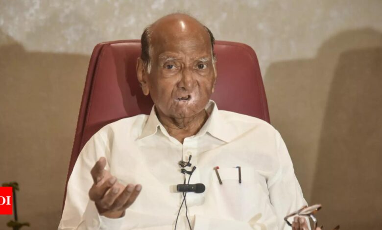 ‘Difference in votes of EVMs but have no proof’: Sharad Pawar alleges discrepancies in Maharashtra poll result | India News – Times of India