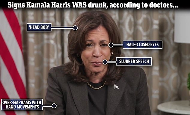 Doctors wonder if Kamala Harris was tipsy in bizarre new video message