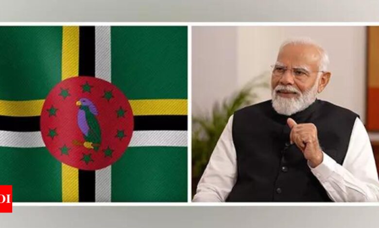 Dominica presents Prime Minister Modi with its highest civilian award | India News – Times of India