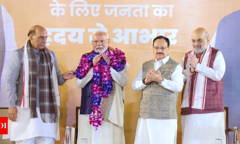 Election results: BJP’s core agenda gets boost with Mahayuti’s heavy win | India News – Times of India