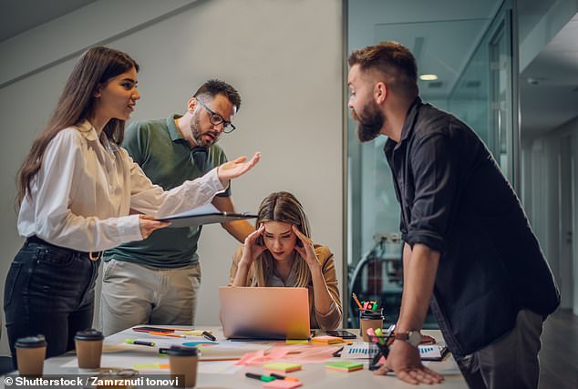 Employment lawyer reveals the ‘red flag’ signs YOUR job will lead to you to a mental breakdown – and the most dangerous place to be on the career ladder