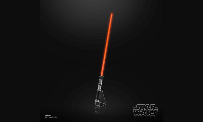 Exclusive: Hasbro just dropped its most impressive Star Wars Black Series Force FX Elite lightsaber