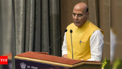 Eye on China, Rajnath Singh calls for talks to resolve global disputes | India News – Times of India