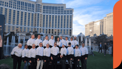 At the Bellagio, a gathering of chefs (and Mark Wahlberg) highlights the spectacle of F1