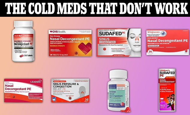 FDA unveils over-the-counter cold and flu medications that are no better than placebo