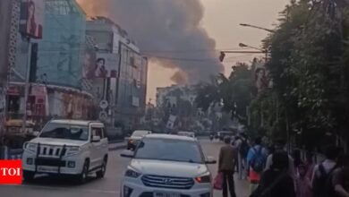 Fire breaks out in south Kolkata’s Sandhya Bazar, no injuries reported – Times of India