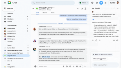 Gemini will turn your Google Chat into a neat summary