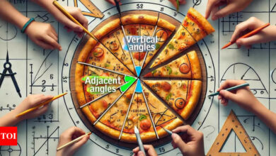 Geometry lesson from cutting pizza: What if learning was so much fun? | India News – Times of India