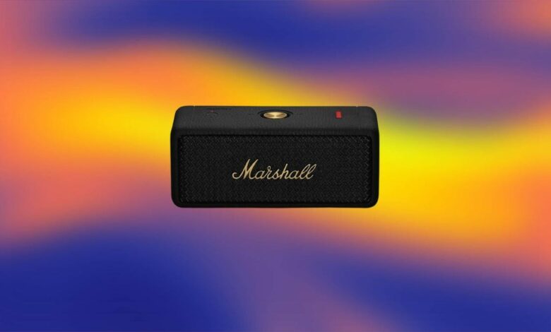 Get  off the Marshall Emberton II Bluetooth Speaker at the Black Friday price