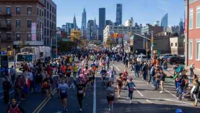 What does the New York City Marathon look like from the course?