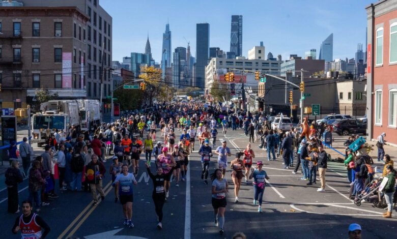 What does the New York City Marathon look like from the course?