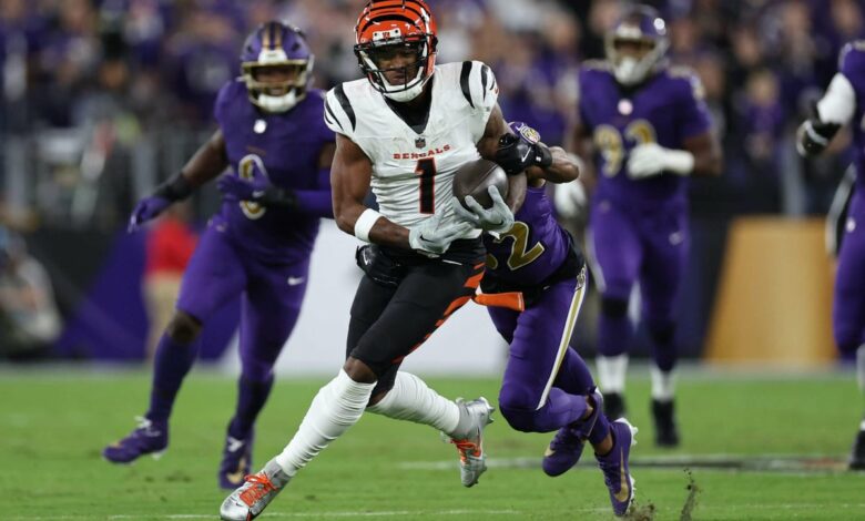 Ja’Marr Chase makes history with monstrous stats in Bengals loss to Ravens on TNF