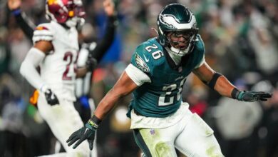 Saquon Barkley, crucial fourth down stop Power Eagles to win vs. Commanders: Key Takeaways