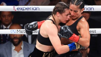 Katie Taylor wins controversial rematch with Amanda Serrano to retain super lightweight title