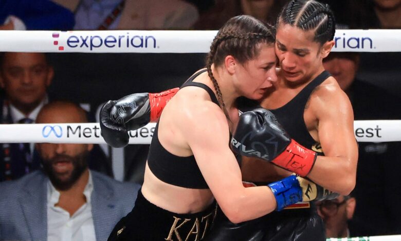 Katie Taylor wins controversial rematch with Amanda Serrano to retain super lightweight title