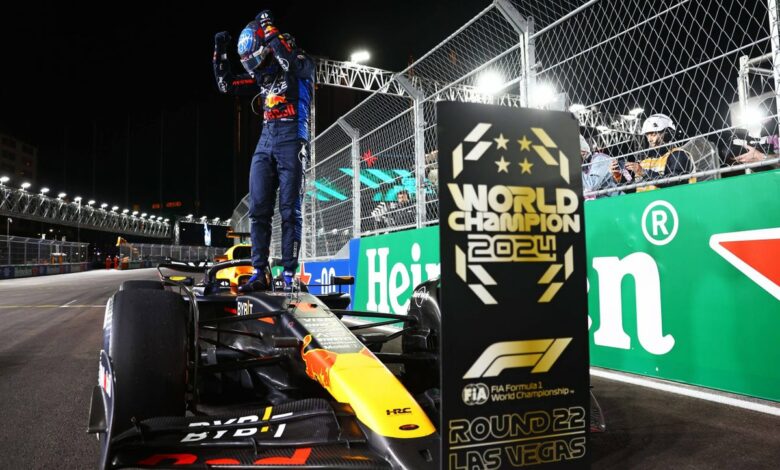 Max Verstappen takes the fourth F1 championship while George Russell wins the Las Vegas GP