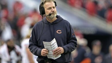 Bears fire coach Matt Eberflus after six straight losses, criticizing clock management