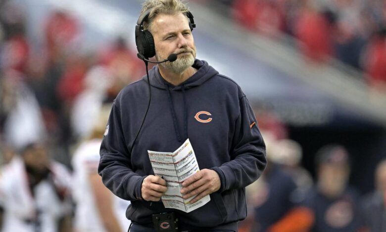 Bears fire coach Matt Eberflus after six straight losses, criticizing clock management