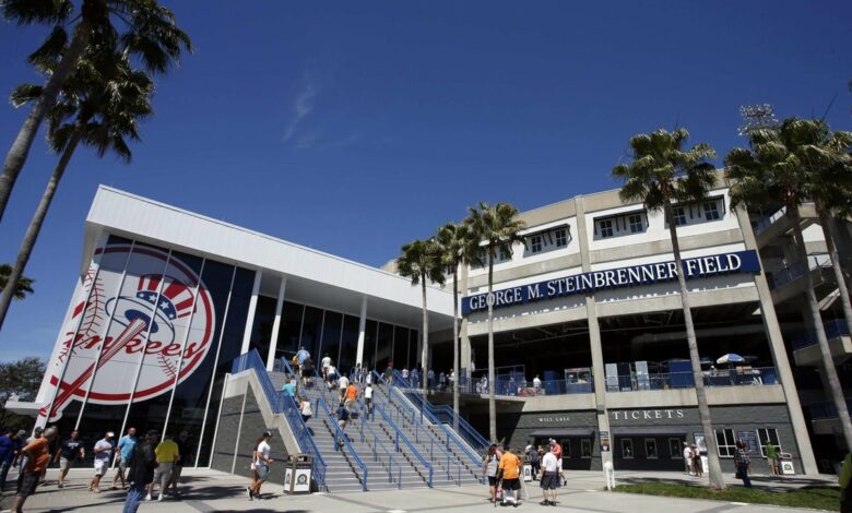 Rays to play home games at Steinbrenner Field in Tampa in 2025 after hurricane damage to Trop