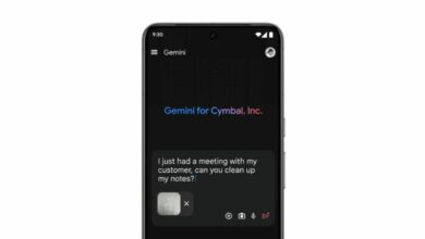 Google Workspace users can use AI features through the Gemini mobile app