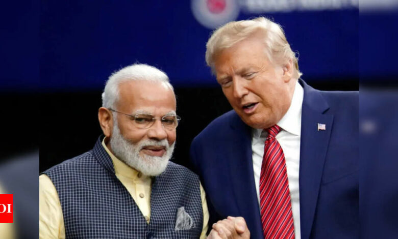 Government welcomes Trump back, Modi reminds him of good times – Times of India