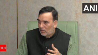 ‘Grant NOC for cloud seeding to cause artificial rain’: Gopal Rai to Center on Delhi’s pollution crisis | India News – Times of India