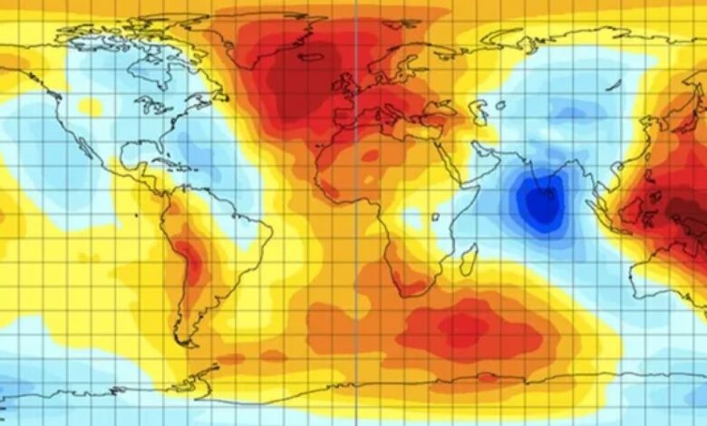 Gravity hole in the Indian Ocean may be linked to an ancient ocean