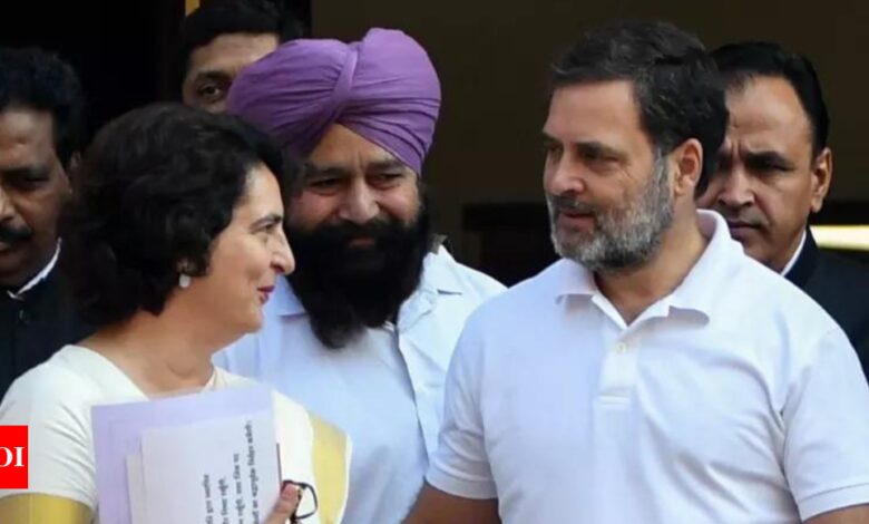 ‘Haare toh EVM ka rona’: BJP’s meme-driven jibe at Congress after Priyanka Gandhi Vadra’s Wayanad win | India News – Times of India