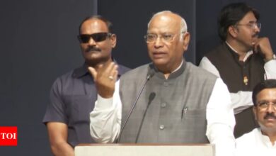 ‘He is a child in front of Indira Gandhi’: Kharge responds to Amit Shah’s comments on ex-PM | India News – Times of India