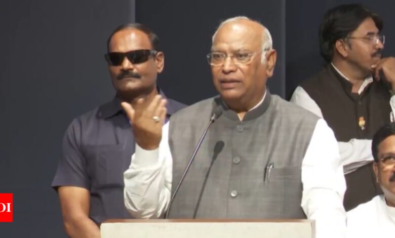 ‘He is a child in front of Indira Gandhi’: Kharge responds to Amit Shah’s comments on ex-PM | India News – Times of India