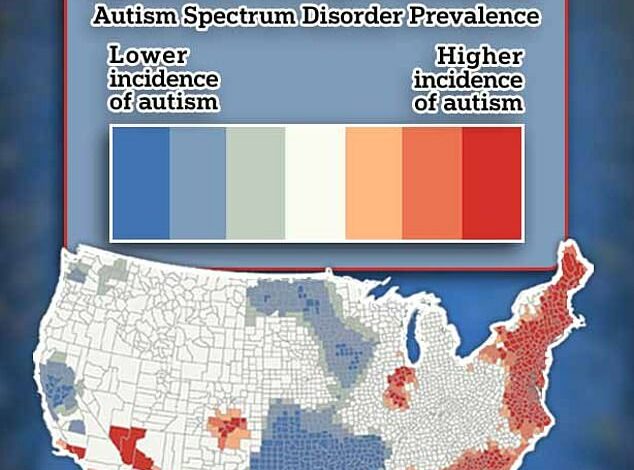 How common is autism in YOUR county? Shock data shows that one in twelve children has a disorder