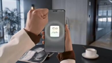 Huawei demonstrates new file transfer gesture debuting on its upcoming phones