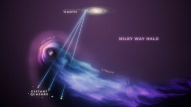 Hubble sees the aftermath of the Milky Way’s interaction with the Large Magellanic Cloud